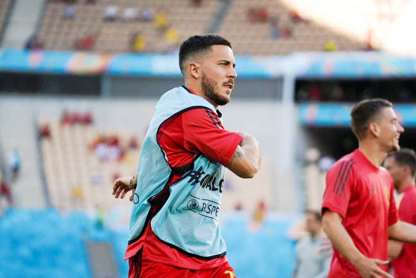 Eden Hazard. Foto: Twitter @EURO2020