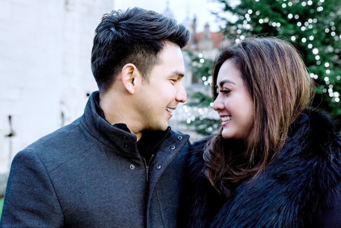 Dhena Devanka dan Jonathan Frizzy.(Instagram Dhena Devanka)