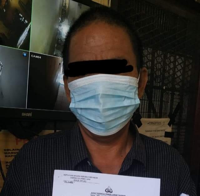 Tersangka lakalantas yang merenggut nyawa empat remaja di Danowudu awal Juni 2021 lalu. 