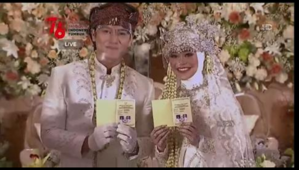 Lesti Kejora dan Rizky Billar SAH menjadi suami istri.