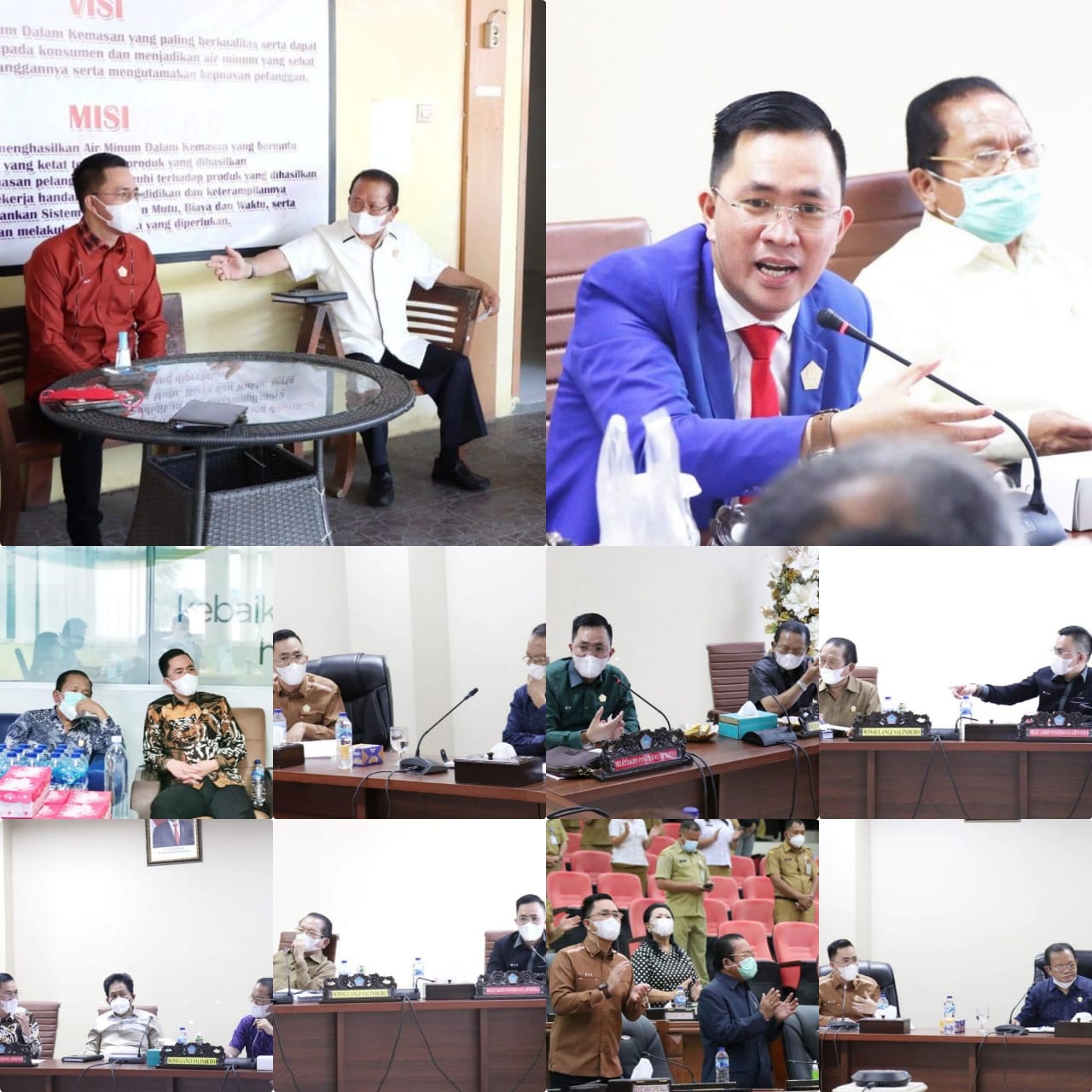 Kenangan kebersamaan Alm Winsulangi Salindeho dengan Melky Pangemanan sebagai ketua dan wakil ketua Bapemperda.