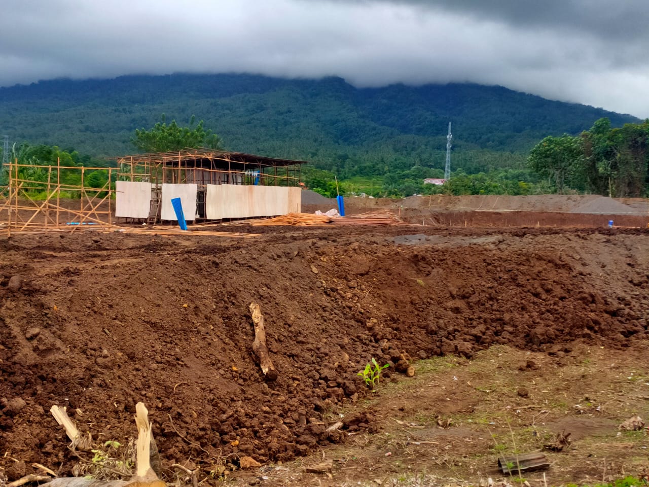 Lokasi pembangunan RS Pratama Kota Bitung. (FRANKY SUMARAW)