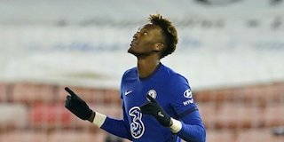 Tammy Abraham jadi pahlawan kemenangan Chelsea di markas Barnsley, Jumat (12/2/2021). (AP Photo)