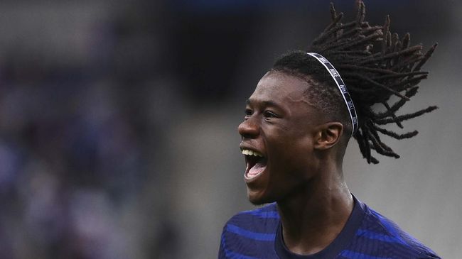 Eduardo Camavinga resmi jadi pemain Real Madrid. (AFP/FRANCK FIFE)