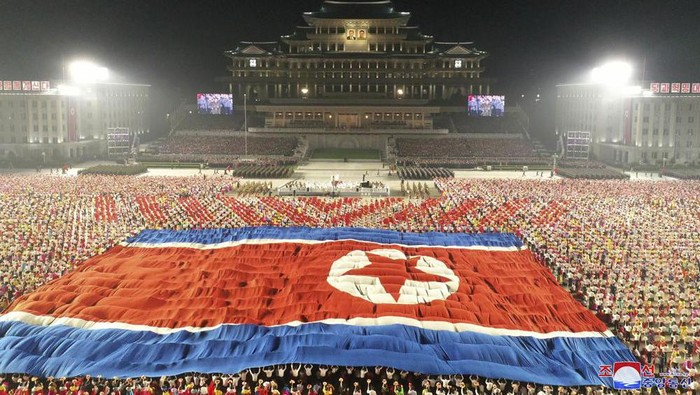 Parade militer tak biasa di Korea Utara (Istimewa)