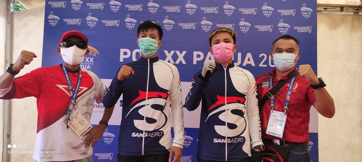 Perwakilan atlit Paralayang asal Sulut yang bertanding di PON XX Papua.
