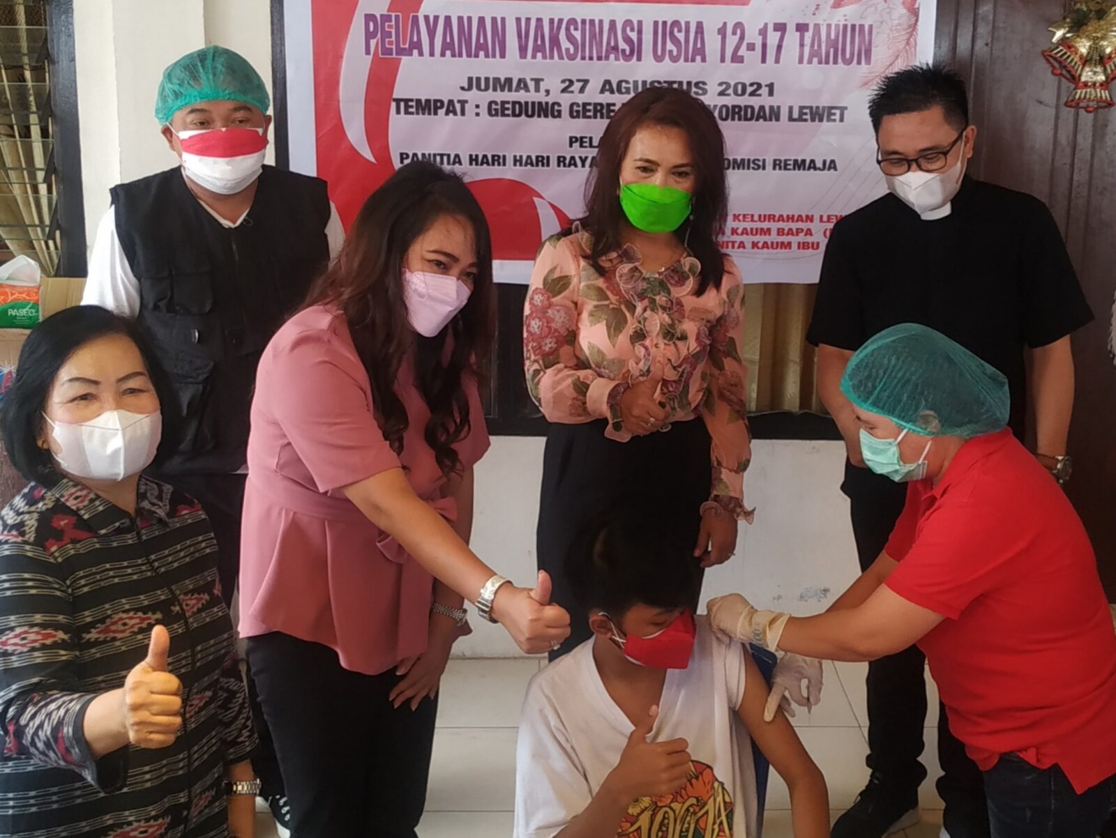 Semua pihak di Minsel gencar melakukan vaksinasi bagi anak usia 12 sampai 17 tahun