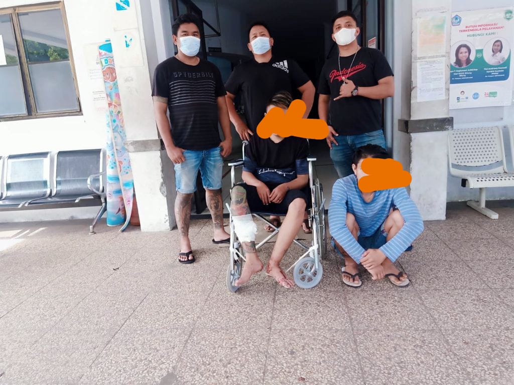 Dua pelaku penikaman di Bitung diamankan di Mapolres Bitung. (Humas Polres Bitung)