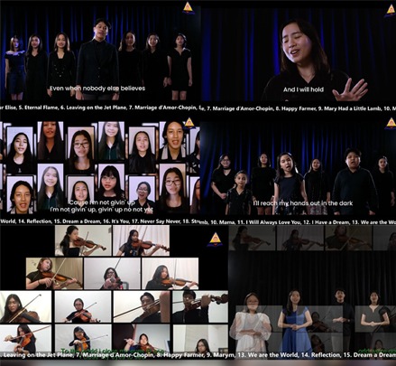 MIS Music and Art Department menggelar konser virtual dalam rangkaian 18th Musical Concert and 6th Art Exhibition 2021 dengan tema ‘Freedom of Art through the Ages’,  Kamis, (25/11).