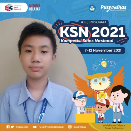 Siswa MIS yang meraih prestasi gemilang dalam KSN 2021 Tingkat Nasional.