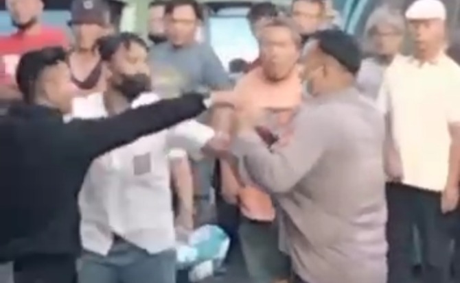 Video siswa tantang kapolsek di Tondano Viral di media Sosial.(video screenshot)
