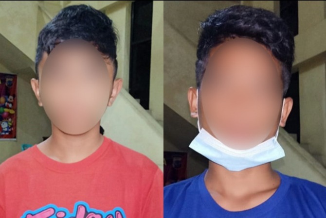 Tim Tarsius Presisi Polsek Maesa mengamankan dua pelaku penganiayaan secara bersama-sama terhadap seorang pelajar di Kota Bitung, yang sempat viral di media sosial