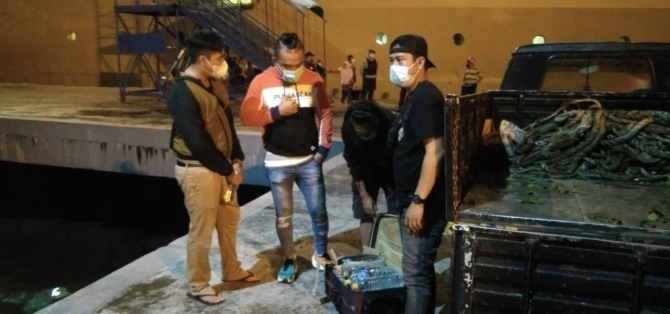 Barang bukti temuan Satnarkoba Polres Bitung. (Istimewa)