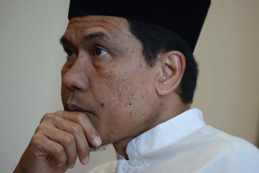 Eks Sekretaris Umum FPI Munarman (Republika/Raisan Al Farisi)