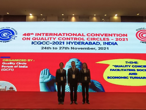 QC team dari Chery yang mengikuti ICQCC di India.