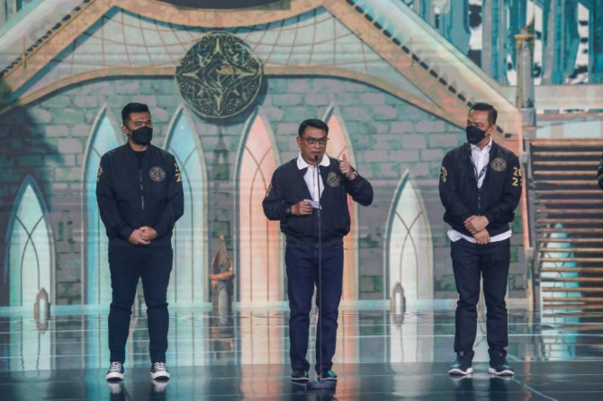 Kepala Staf Kepresidenan KSP Jenderal TNI (Purn) Moeldoko meresmikan dimulainya babak grand final Piala Presiden Esports 2021 yang berlangsung di Mangupura Hall - The Westin Resort, Nusa Dua, Bali, pada Jumat (17/12). (Istimewa)