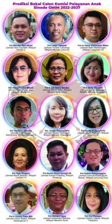 Prediksi Bakal Calon Komisi Pelayanan Anak Sinode GMIM 2022-2027