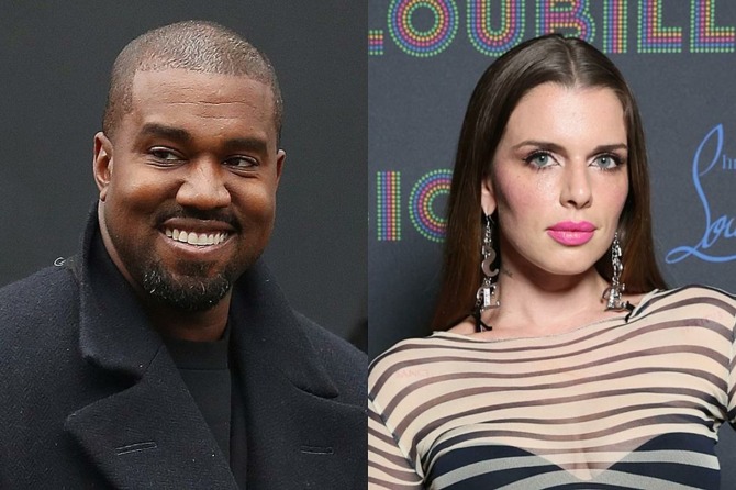 Kanye West dan Julia Fox (Istimewa)