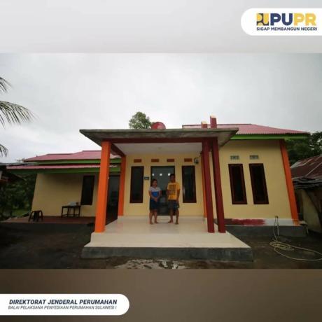 BEDAH RUMAH: Tampak rumah salah satu warga yang mendapatkan program Bantuan Stimulan Perumahan Swadaya (BSPS) pada tahun lalu.
