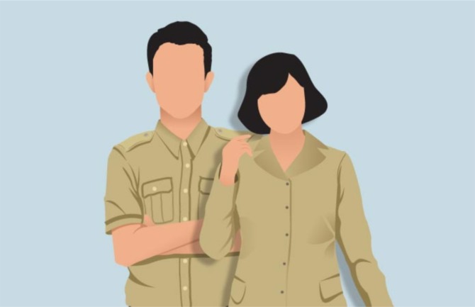 Ilustrasi PNS (Istimewa)