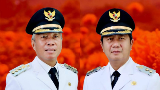 Bupati Minsel Franky Donny Wongkar SH dan Wakil Bupati Pdt Petra Yani Rembang MTh.