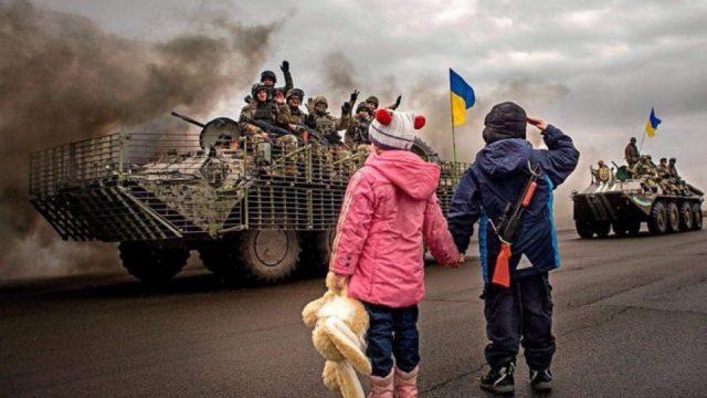 Kondisi pertempuran di Ukraina (Twitter)