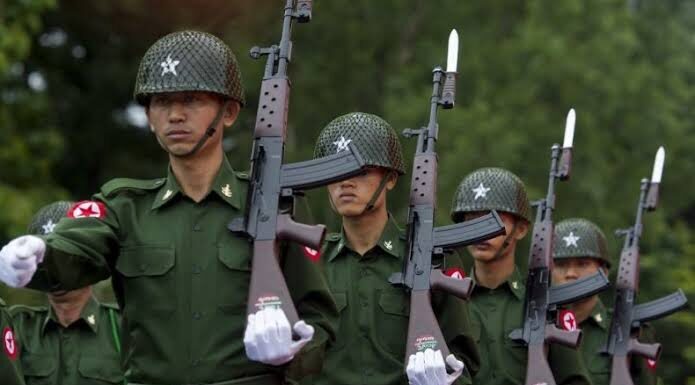 Ilustrasi tentara Myanmar (Istimewa)