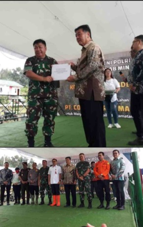 Kodam XIII/Merdeka berhasil memediasi konflik lahan antara masyarakat Desa Laikit di Kabupaten Minahasa Utara dengan PT Corsa