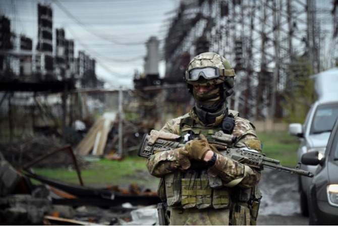 Tentara Rusia di Luhansk, Ukraina (Istimewa)