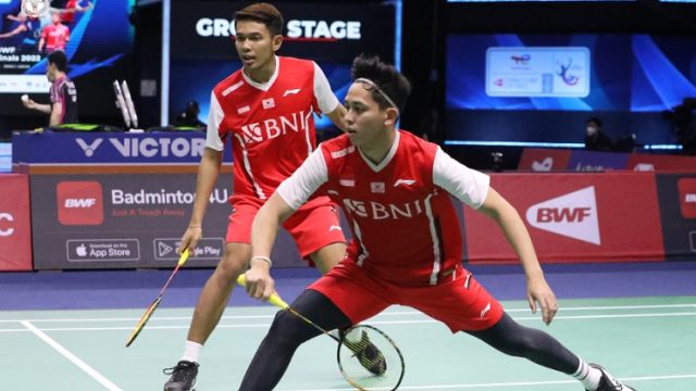 Ganda putra Indonesia, Fajar Alfian/Muhammad Rian Ardianto.