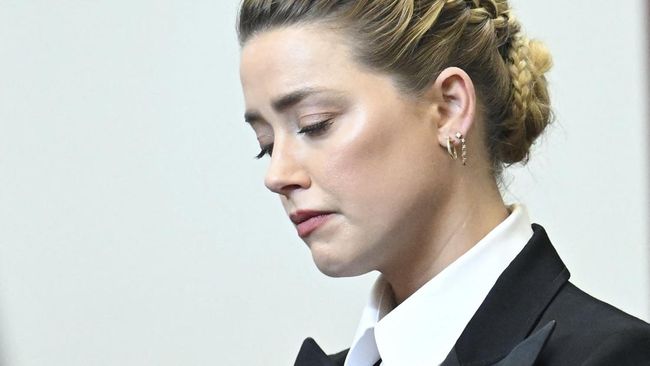 Amber Heard di persidangan (Istimewa)