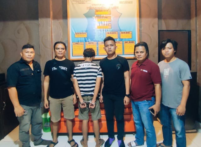 Mahasiswa pelaku pembunuhan diamankan polisi.