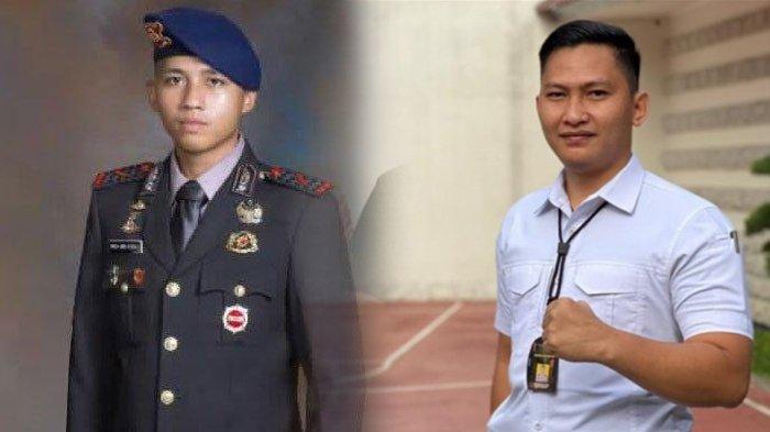 Bharada RE atau E (kiri) yang terlibat baku tembak dengan Brigadir Nopryansah Josua Hutabarat (kanan) di rumah Kadiv Propam.(ist)