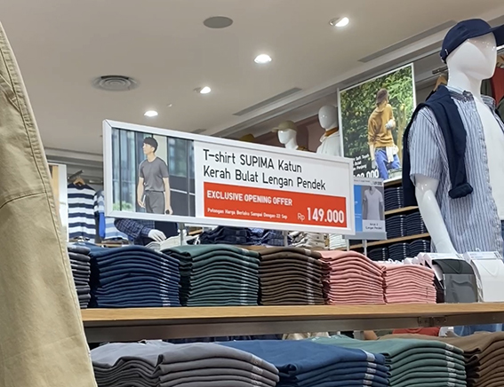 Toko UNIQLO di Mantos 3 (Istimewa)