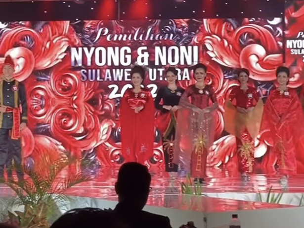 Malam final Nyong Noni Sulut 2022 (Istimewa)