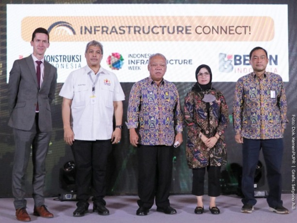 STOP IMPORT: Menteri PUPR Basuki Hadimuljono disela-sela pembukaan kegiatan Konstruksi Indonesia, Rabu (23/11).