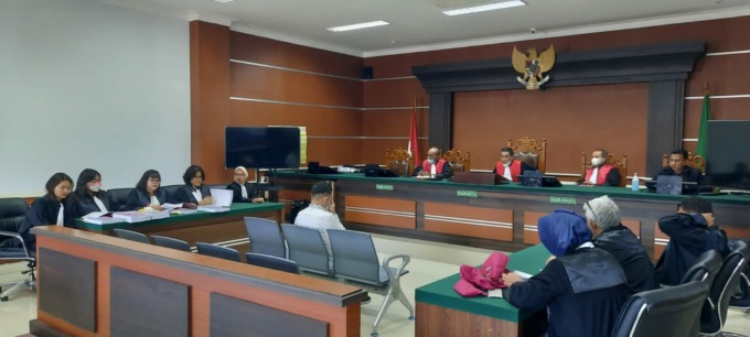 Kasus dugaan korupsi hibah air minum bagi MBR di Kota Bitung, bergulir di Pengadilan Tipikor Manado. (Istimewa)