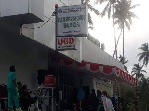 Peresmian gedung Puskesmas Ranowulu awal 2021 lalu. (Istimewa)