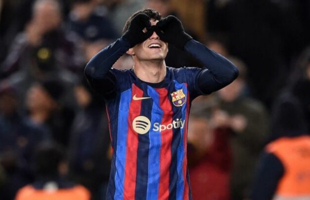 Pedri Gonzalez. (ANTARA/AFP/JOSEP LAGO)