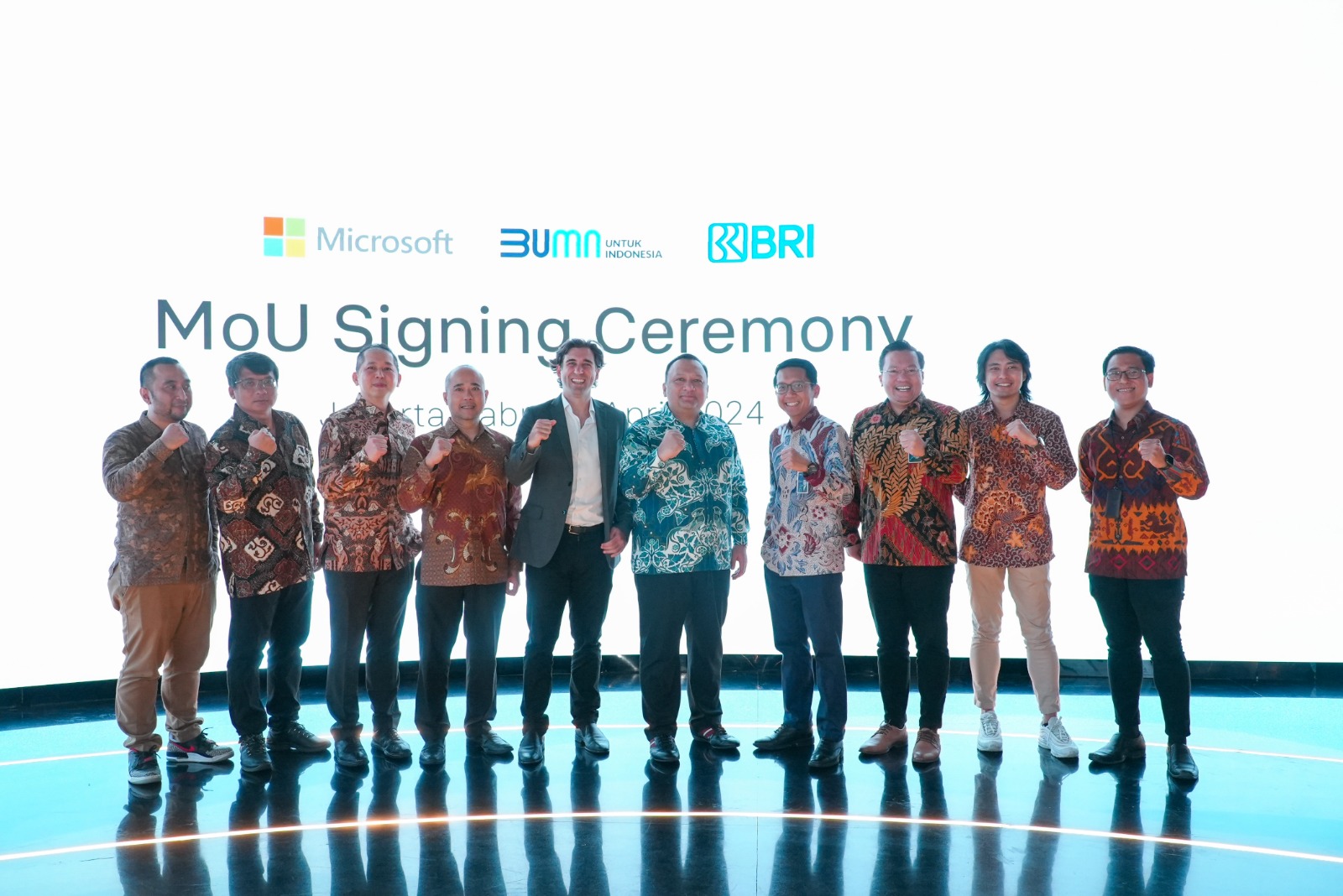 Kerja sama BRI dengan Microsoft untuk mengembangan AI.