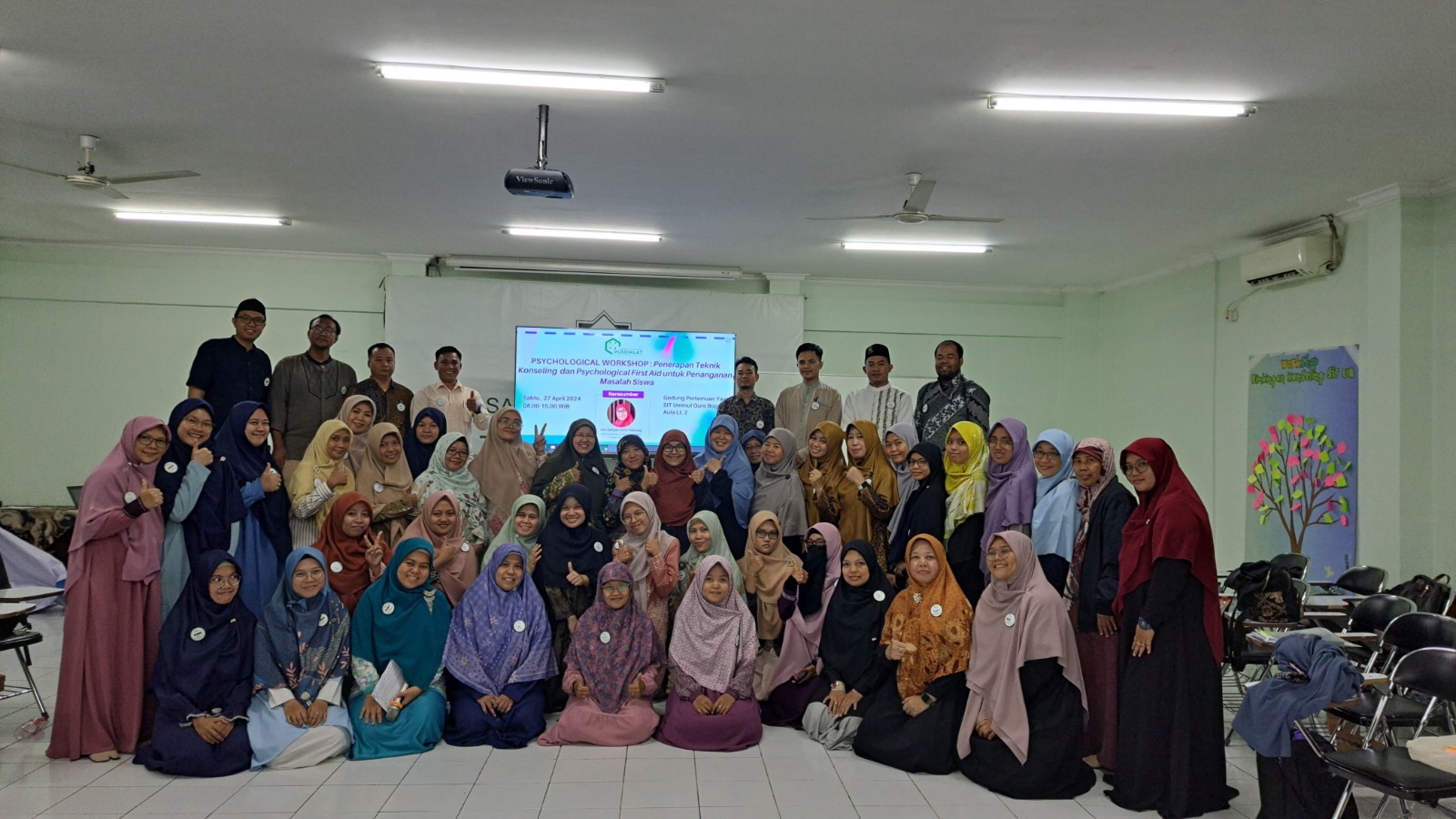 Pusdiklat Ummul Quro Bogor memberikan pembekalan psikologi bagi guru-guru di SIT Ummul Quro Bogor.