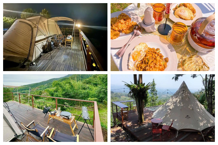 Kancana Mandira Glamping, yang berlokasi di Jl. Raya Cidahu KM 12, Desa Cidahu, Kecamatan Cidahu, Kabupaten Sukabumi, Jawa Barat 43358.