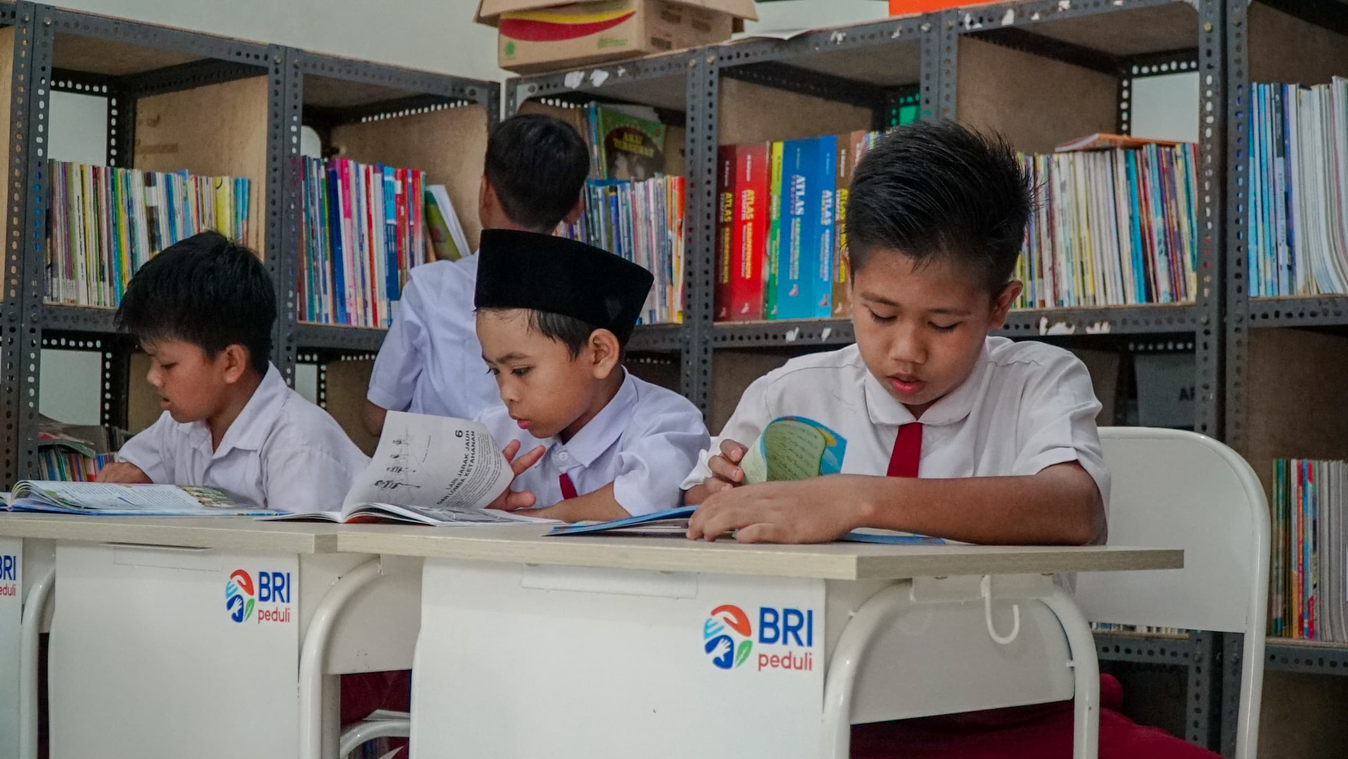 SDN 03 Kadupandak, yang terletak di Dusun Cibogo, Desa Kadupandak, Kecamatan Tambaksari, Kabupaten Ciamis, Jawa Barat mendapatkan bantuan program BRI Peduli Ini Sekolahku.