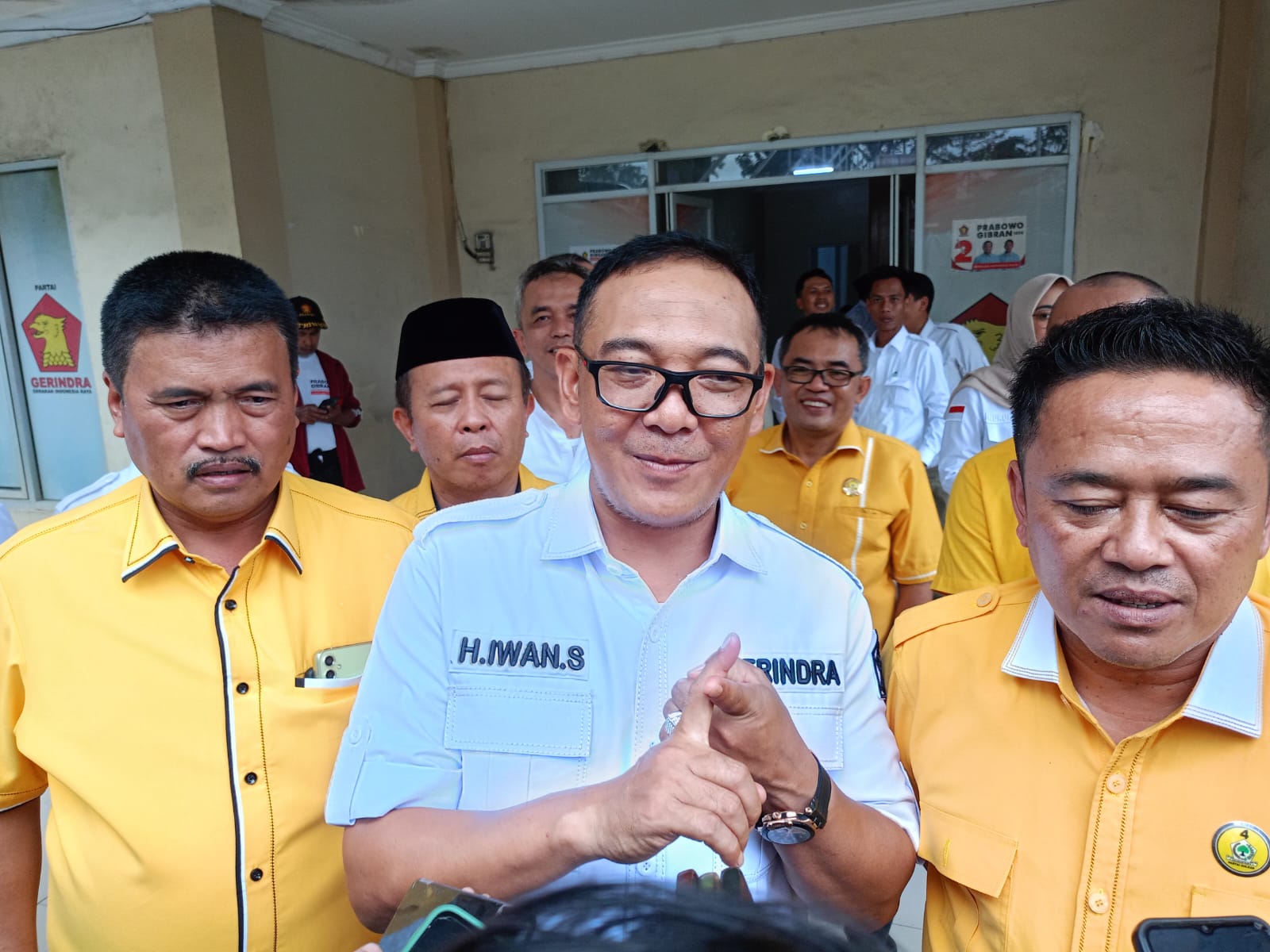 Ketua DPC Gerindra Kabupaten Bogor, Iwan Setiawan.