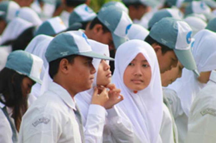 Ilustrasi siswa SMA