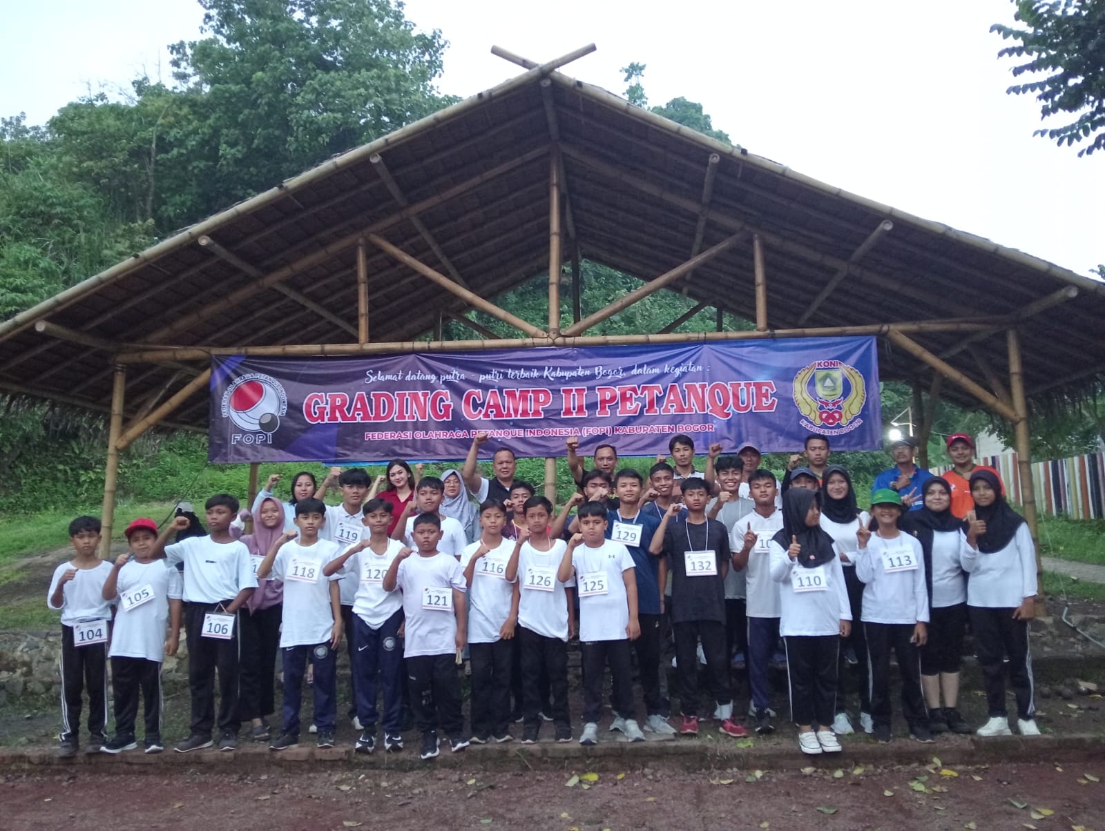 Kegiatan yang dilakukan Pengcab Federasi Olahraga Pentaque Indonesia (FOPI) Kabupaten Bogor. (ISTIMEWA)