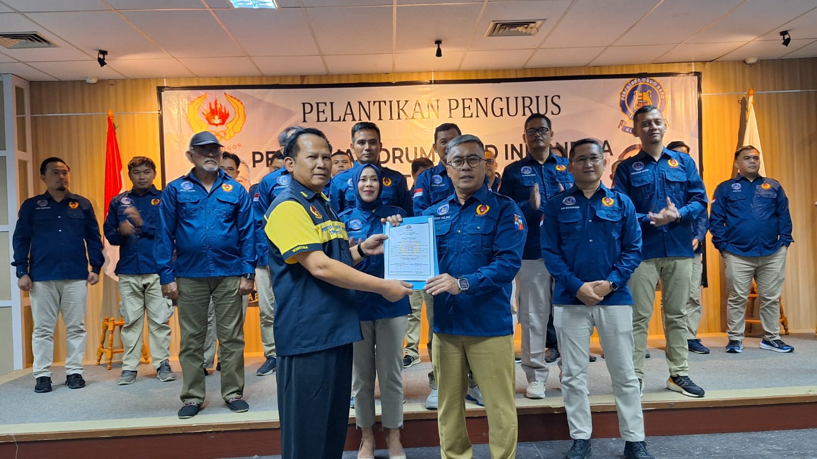 pelantikan Jajaran Pengurus PDBI Kota Bogor periode 2023-2027 dilantik oleh Ketua PDBI Jawa Barat Brigjen (Purn) Pol Budi Setiawan di Ruang Serbaguna DPRD Kota Bogor, pada Senin (6/5/2024).