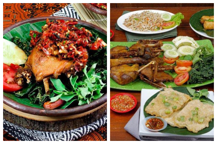 Rumah makan Bebek dan Ayam Pak Ndut Kota Bogor.