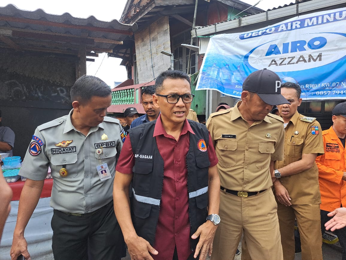 Pj Wali Kota Bogor Hery Antasari tanggapi soal ditutupnya akses ke Pasar Jambu Dua.
