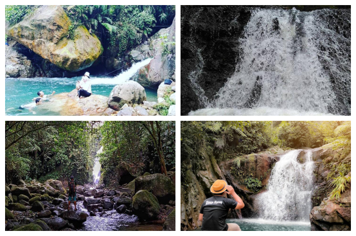 Curug Lesung yang berlokasi di Jl. Gunungwangun, Desa Cibadak, Kacamatan Sukamakmur, Kabupaten Bogor.